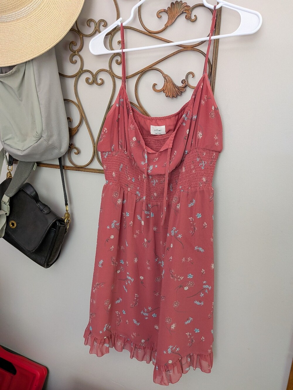 Aritzia Wilfred Genoa Mini Dress